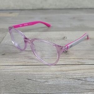Ray-Ban Junior RB 1631‎ 3976 Eyeglasses Frames Only 47-16 130mm Transparent Pink
